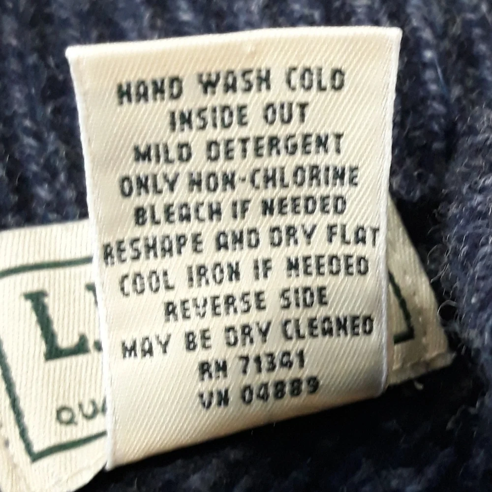 L.L. Bean bean 100%